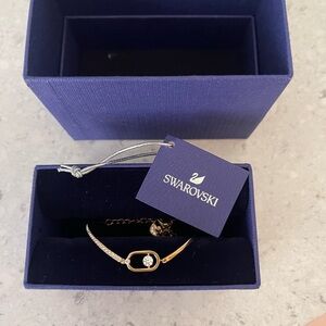 Swarovski Gold and Silver Crystal Bracelet